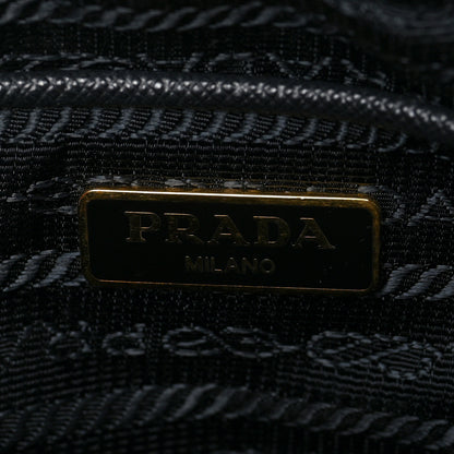 Prada Saffiano Mini Camera Crossbody Bag Black 6 of 8