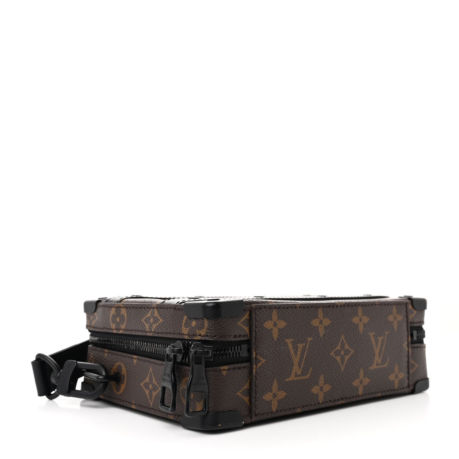 Louis Vuitton Monogram Macassar Handle Soft Trunk Black 4 of 10
