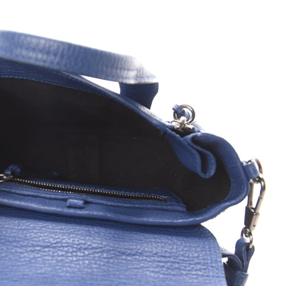 3.1 Phillip Lim 3.1 Textured Calfskin Mini Pashli Satchel Cobalt 5 of 11