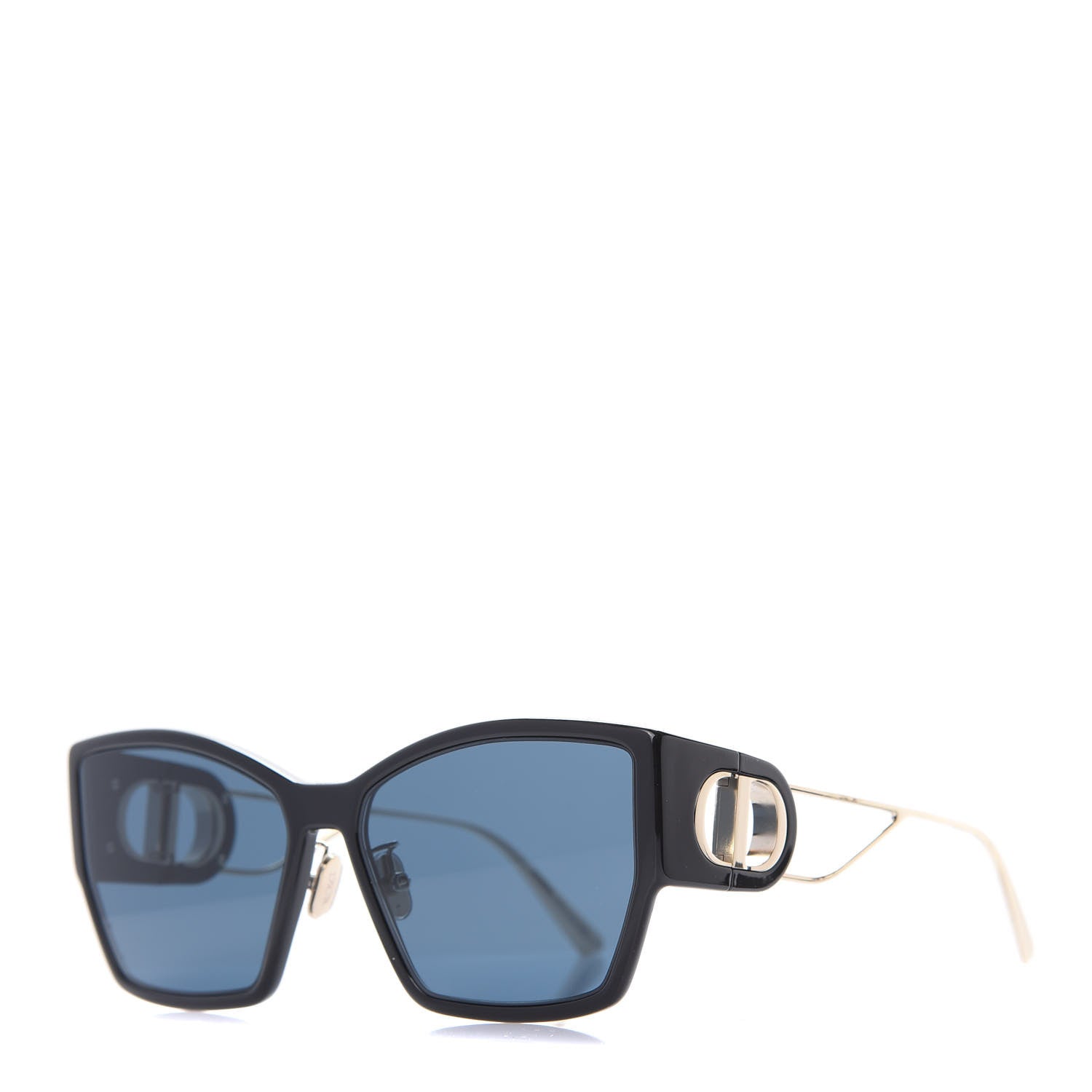 Christian Dior Rectangular 30 Montaigne 1 Sunglasses Black 1 of 8