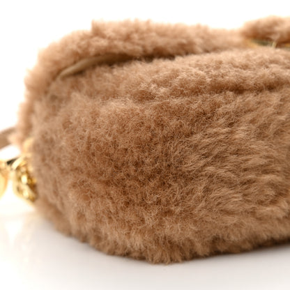 Marc Jacobs Faux Fur Calfskin Mini The Teddy J Marc Shoulder Bag Camel 10 of 12