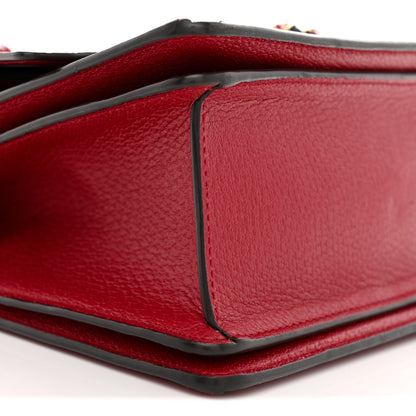 Gucci GG Supreme Monogram Small Queen Margaret Top Handle Bag Red 9 of 12