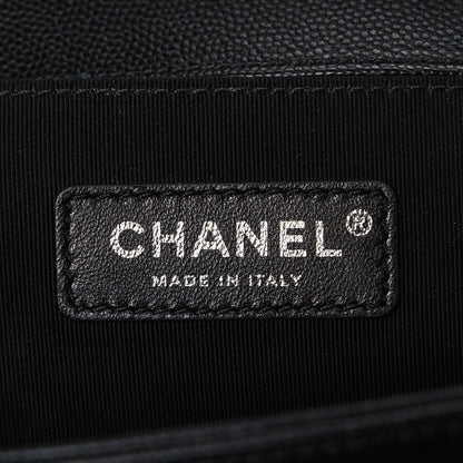 Chanel Caviar Quilted Medium Boy Flap Black 6 of 11