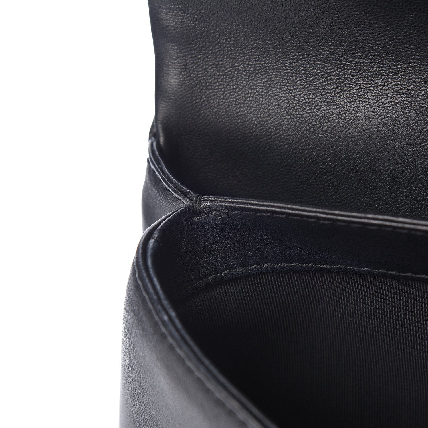 Chanel Lambskin Quilted Fold Up Again Clutch Black 14 of 18