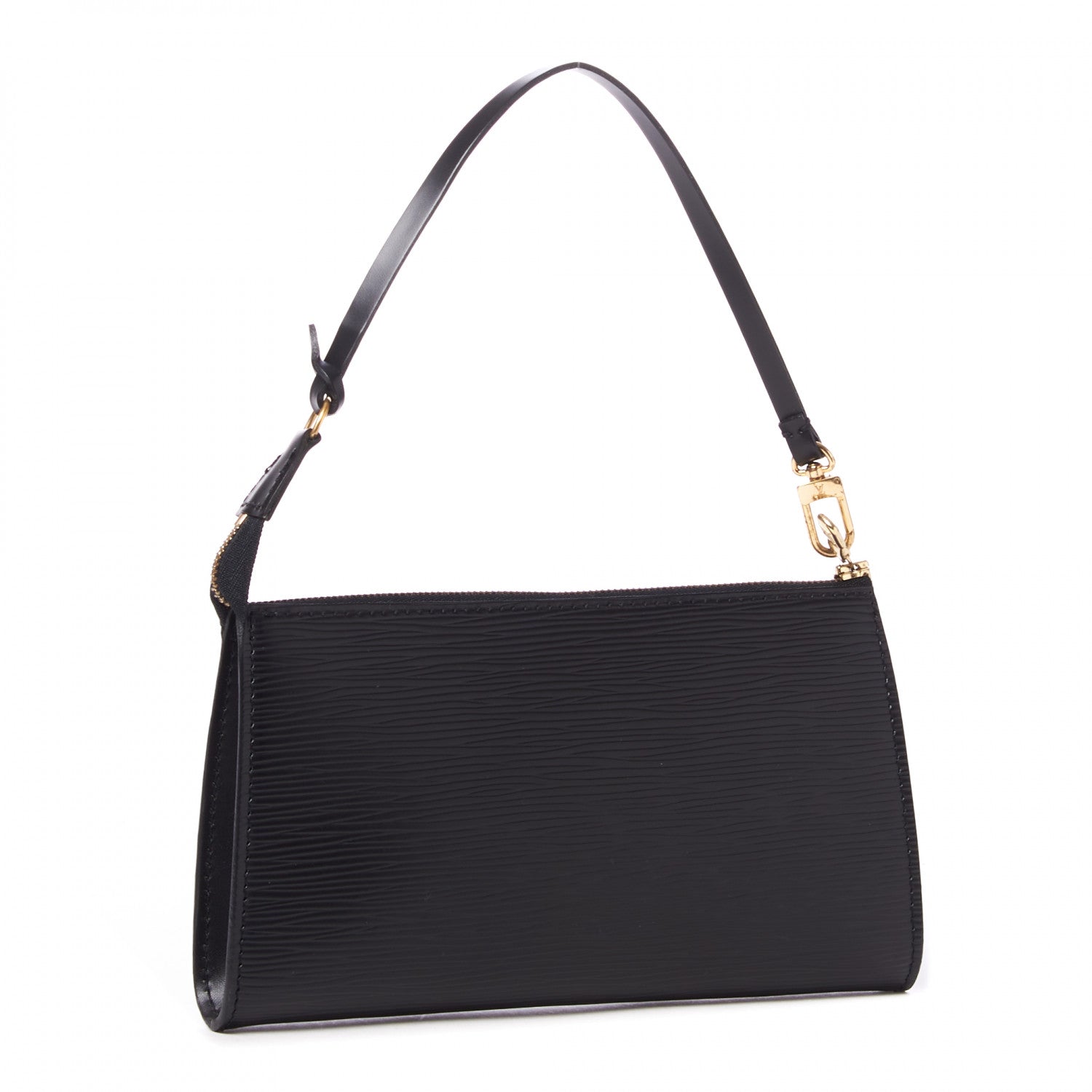 Louis Vuitton Epi Pochette Accessories 21 Black 2 of 8