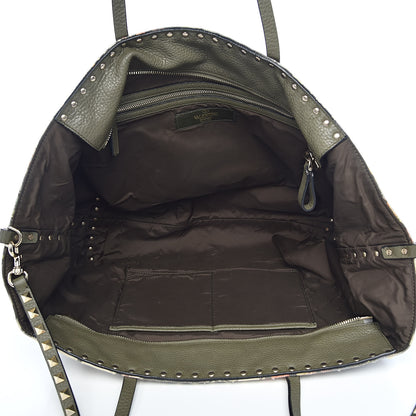 Valentino Garavani Canvas Camubutterfly Rockstud Crossbody Tote Multicolor 5 of 10