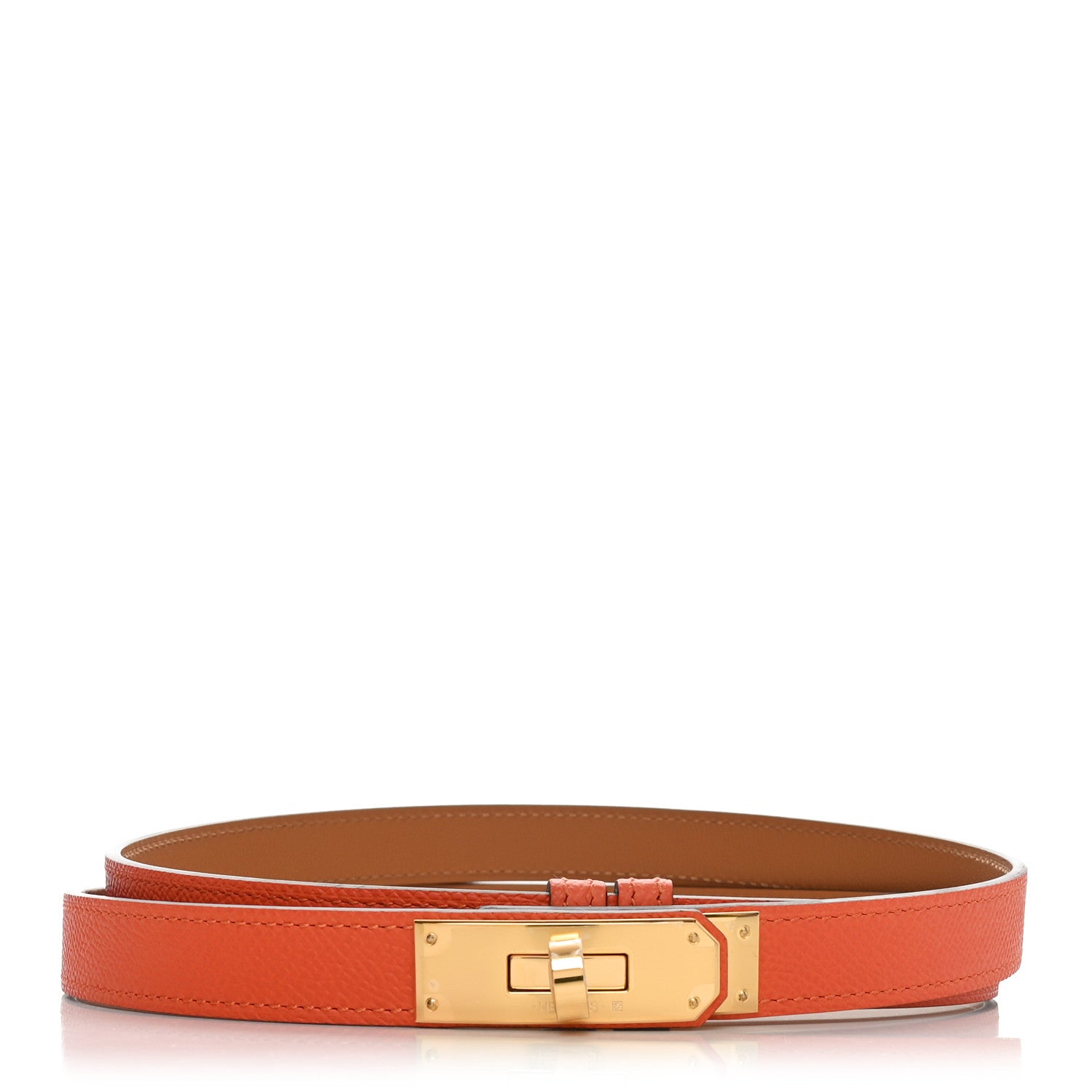 Hermes Epsom Kelly Belt Feu 1 of 4
