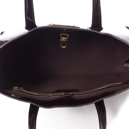 Louis Vuitton Vernis Wilshire PM Amarante 7 of 8