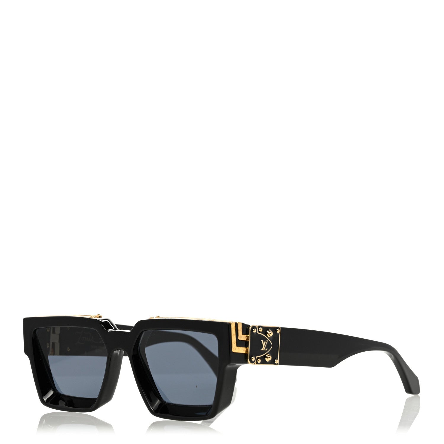 Louis Vuitton Acetate 1.1 Millionaires Sunglasses Z1165W Black 1 of 7