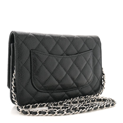 Chanel Caviar Quilted Wallet on Chain WOC Black 3 of 11