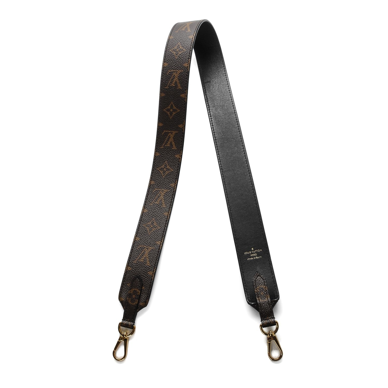 Louis Vuitton Monogram Bandouliere Shoulder Strap Black 5 of 7