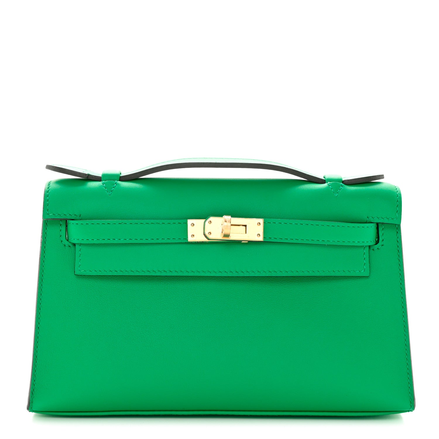 Hermes Swift Kelly Pochette Clutch Menthe 1 of 7