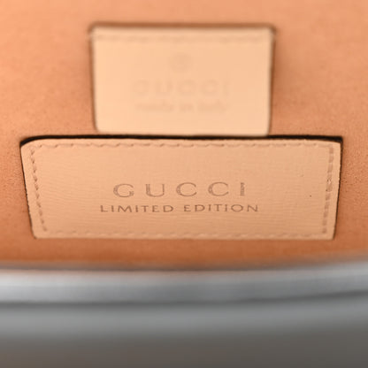 Gucci Snakeskin Azalea Calfskin Enamel Small Dionysus Shoulder Bag Mystic White Hibiscus Red Black 8 of 12