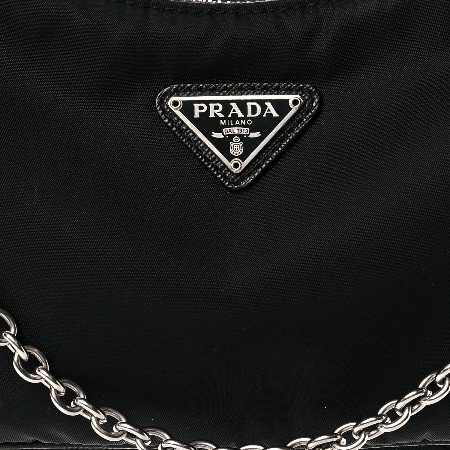 Prada Nylon Re-Edition 2005 Shoulder Bag Black 9 of 12