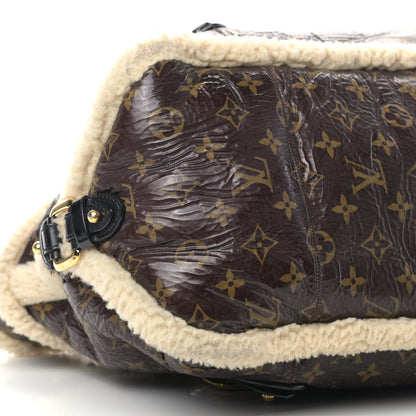 Louis Vuitton Patent Monogram Shearling Sac Thunder 7 of 8