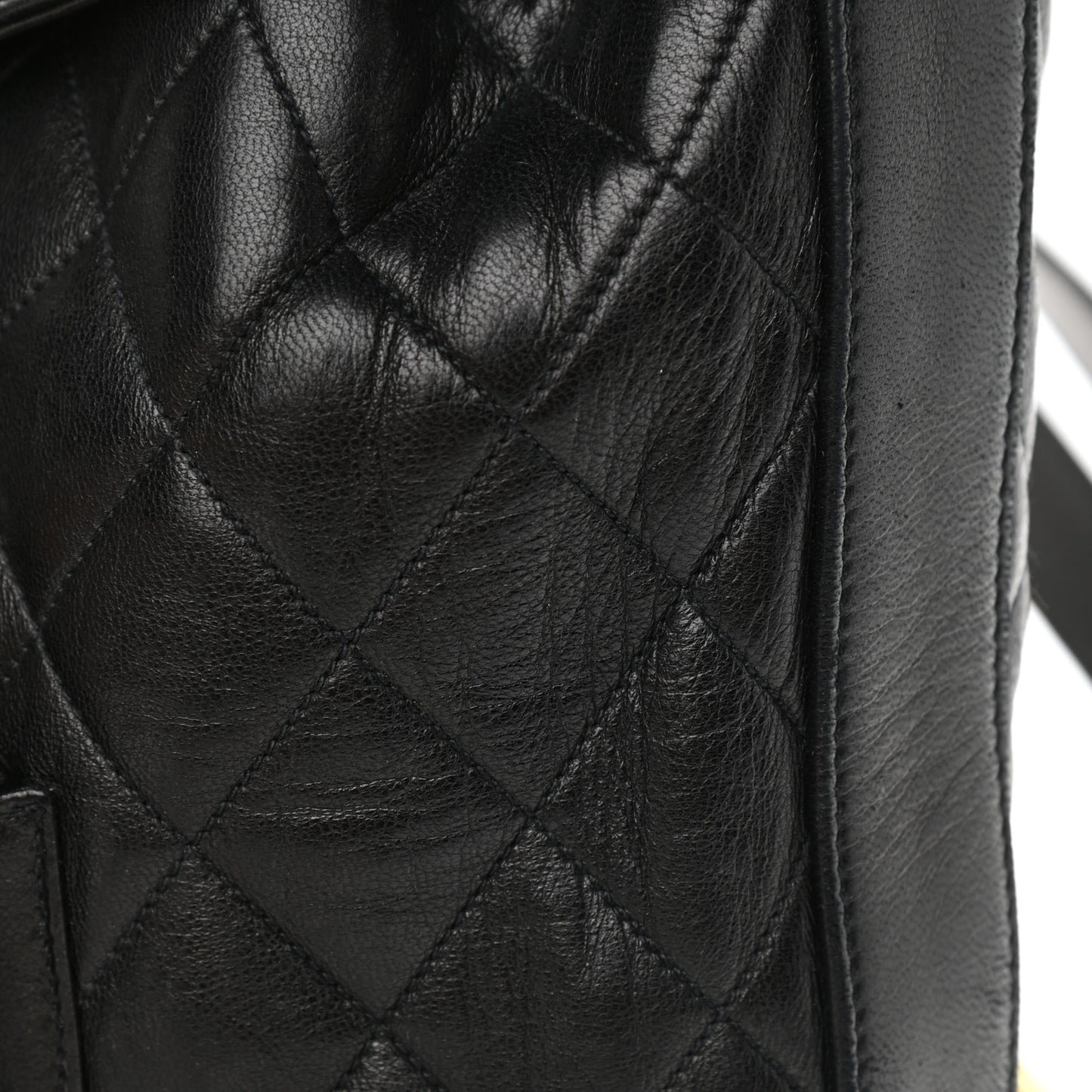 Lambskin Quilted CC Backpack Black