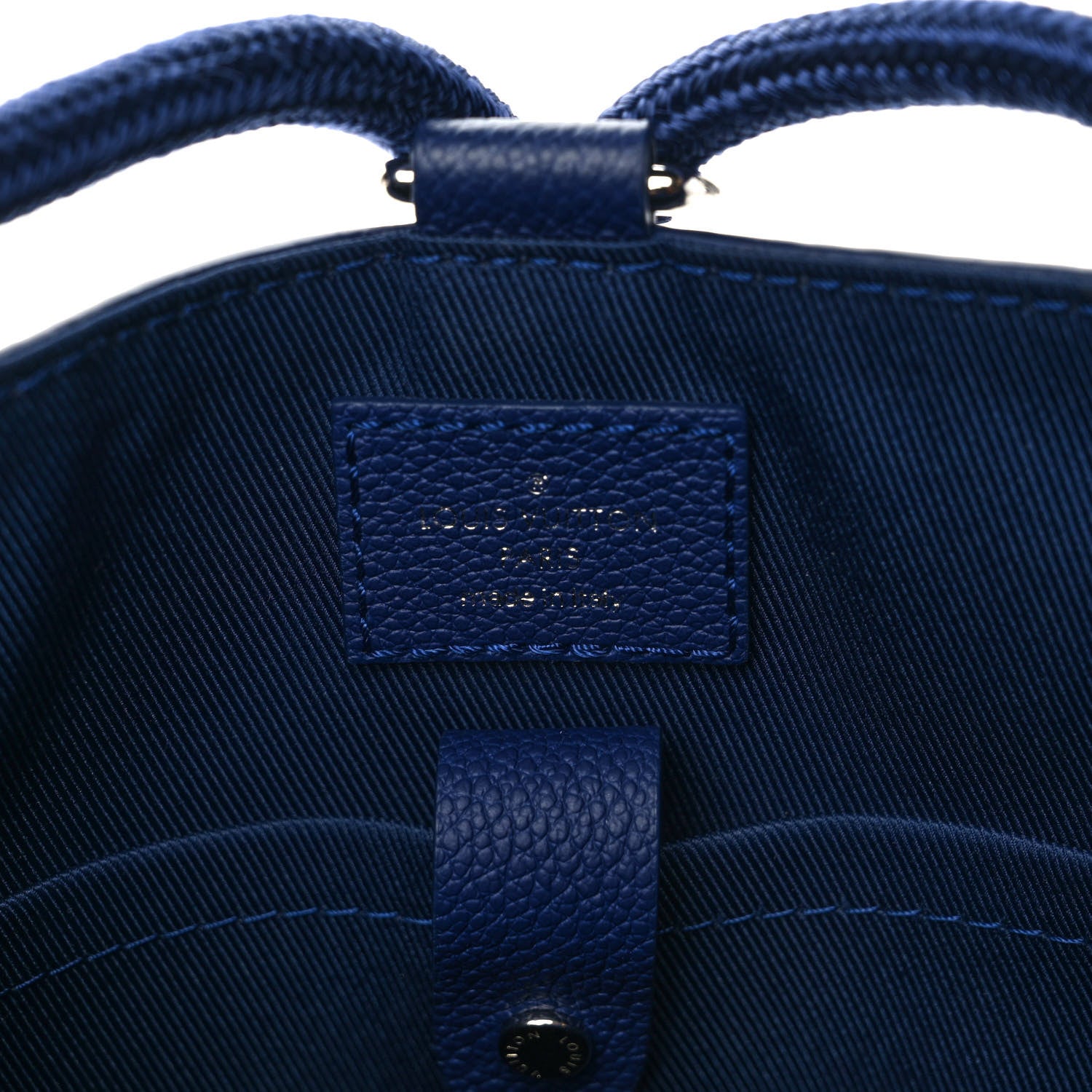 Louis Vuitton Cowhide Monogram Bandana Randonnee PM Blue 6 of 9