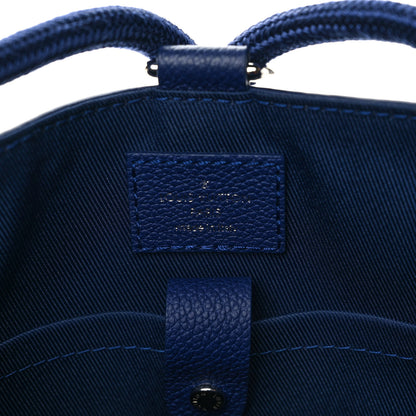 Louis Vuitton Cowhide Monogram Bandana Randonnee PM Blue 6 of 9