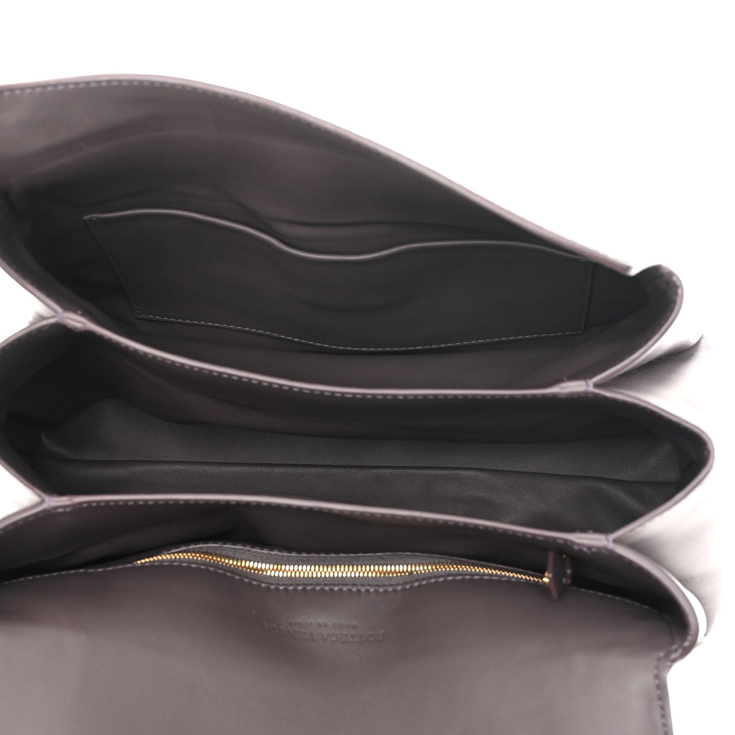 Matte Calfskin Medium Piazza Bag Quetsche