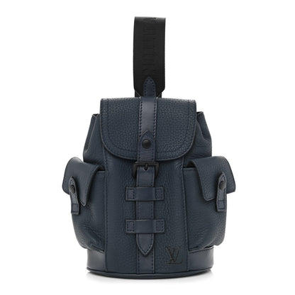 Louis Vuitton Taurillon Christopher XS Backpack Bleu Marine 1 of 7