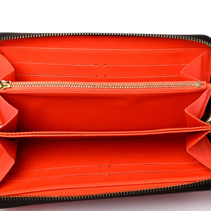 Louis Vuitton Monogram Graffiti Zippy Wallet Orange 4 of 4
