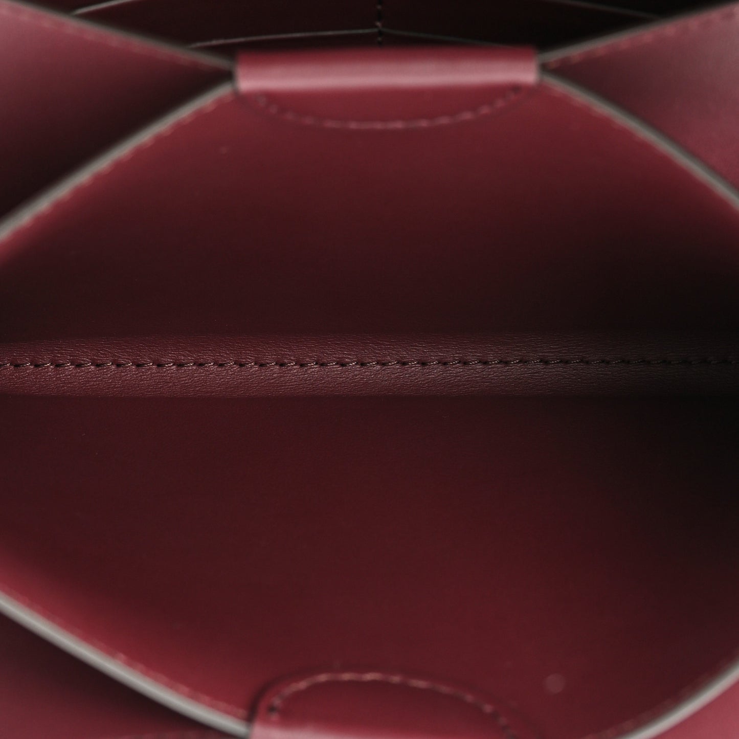 Calfskin Logo Hazelmere Wallet With Detachable Strap Deep Maroon