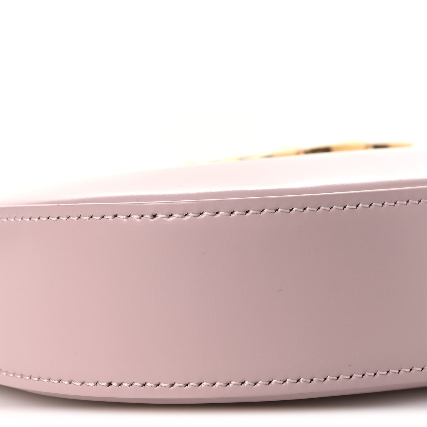 Shiny Calfskin Medium Tilly Triomphe Shoulder Bag Bleached Pink