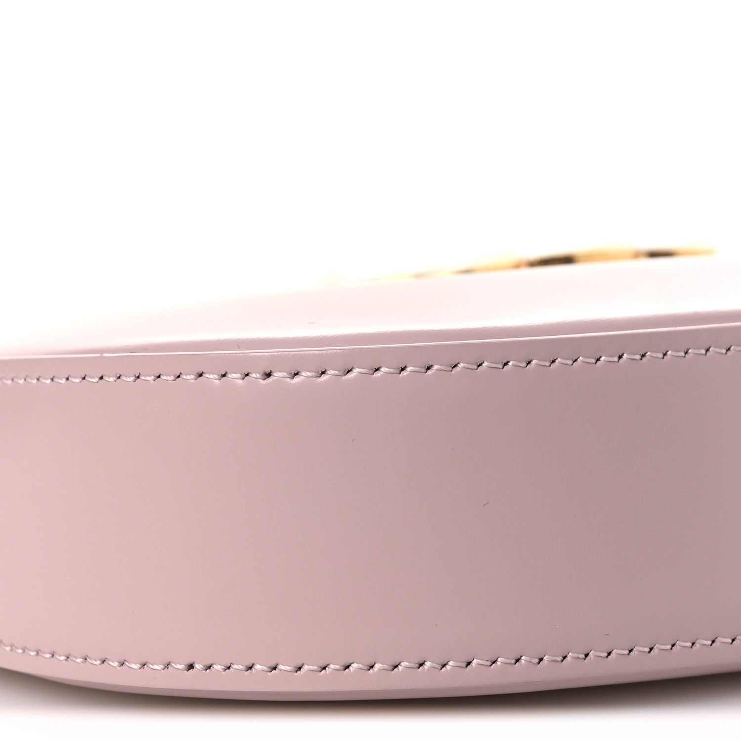 Celine Shiny Calfskin Medium Tilly Triomphe Shoulder Bag Bleached Pink 9 of 13