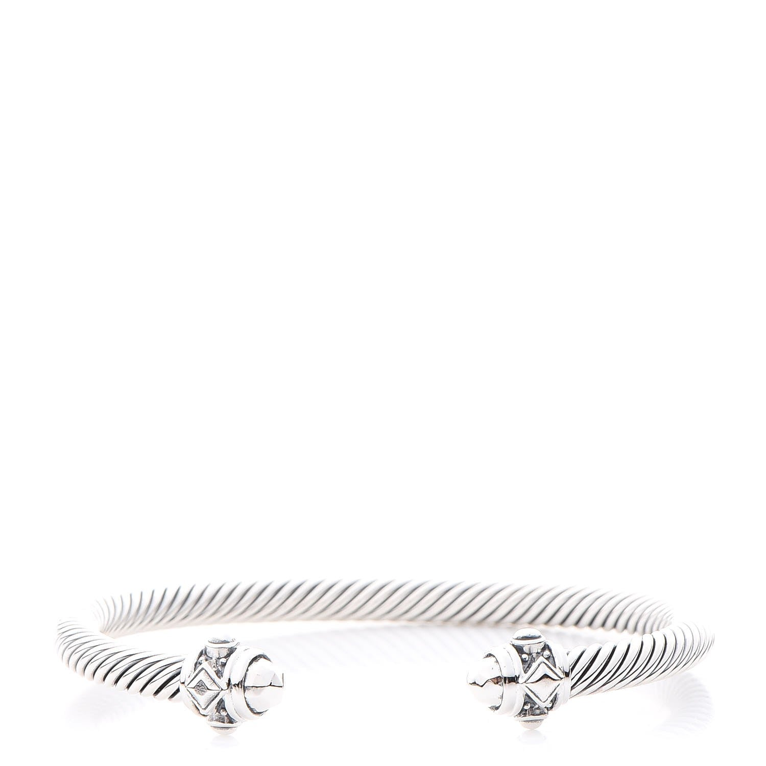 David Yurman Sterling Silver 5mm Renaissance Bracelet 1 of 5