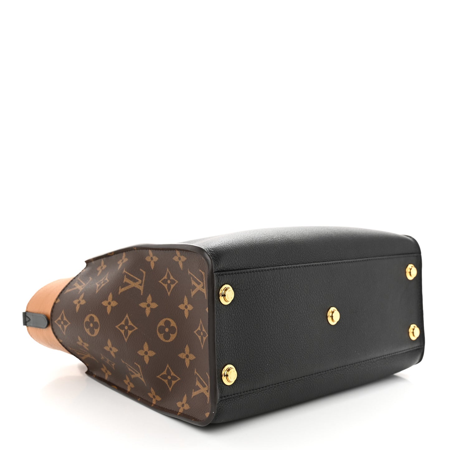 Calfskin Monogram On My Side Black
