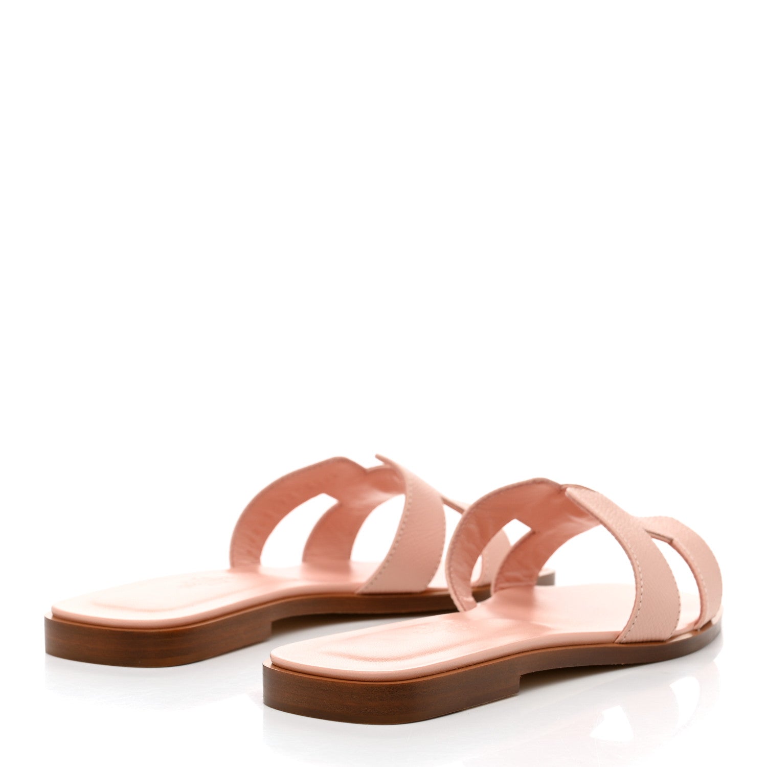 Hermes Epsom Oran Sandals 36.5 Rose Pale 4 of 9