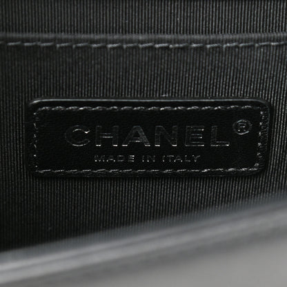 Chanel Calfskin Quilted Medium Boy Flap Black 8 of 9