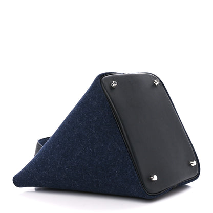 Hermes Feutre Swift Picotin Lock 22 MM Bleu Nuit Black 4 of 10