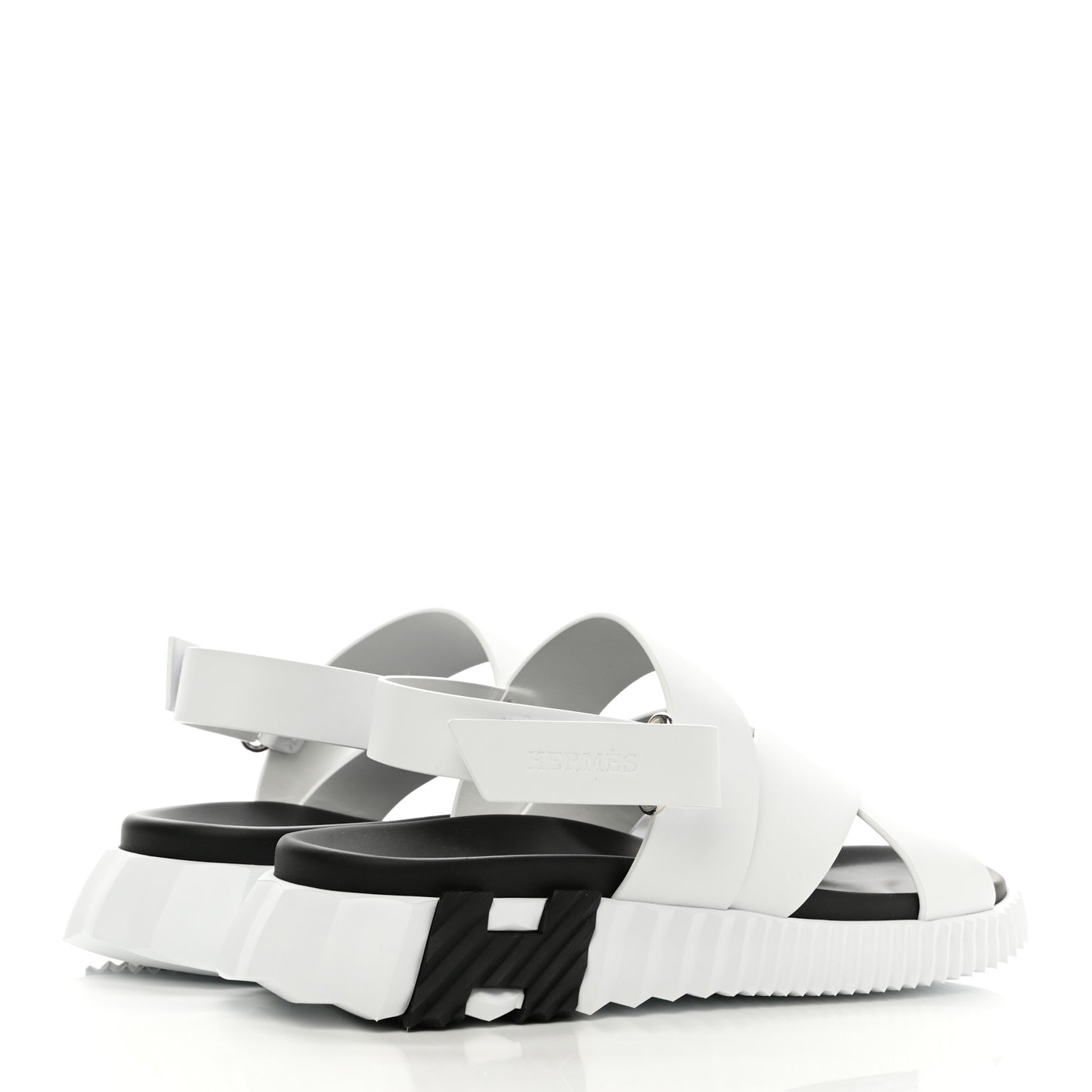 Calfskin Goatskin Mens Electric Sandals 43 White