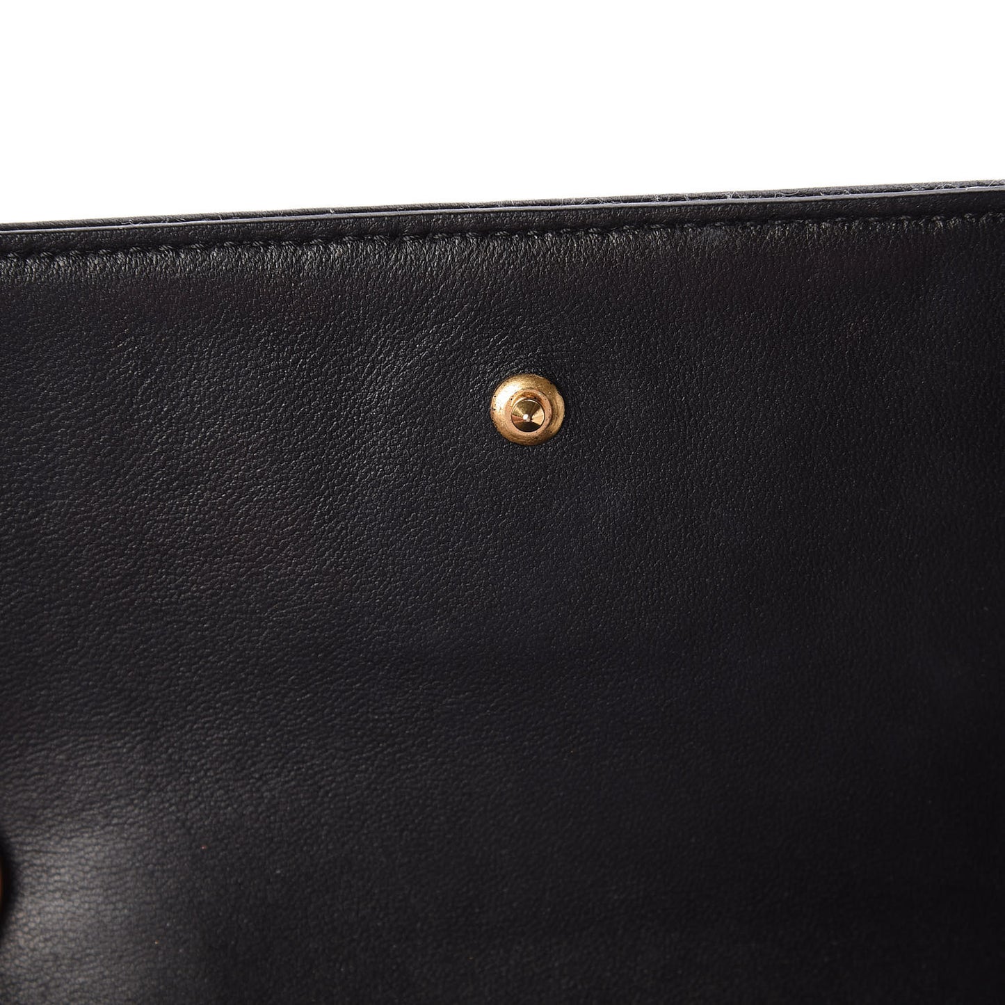 Lambskin Studded Micro Diorama Flap Bag Black