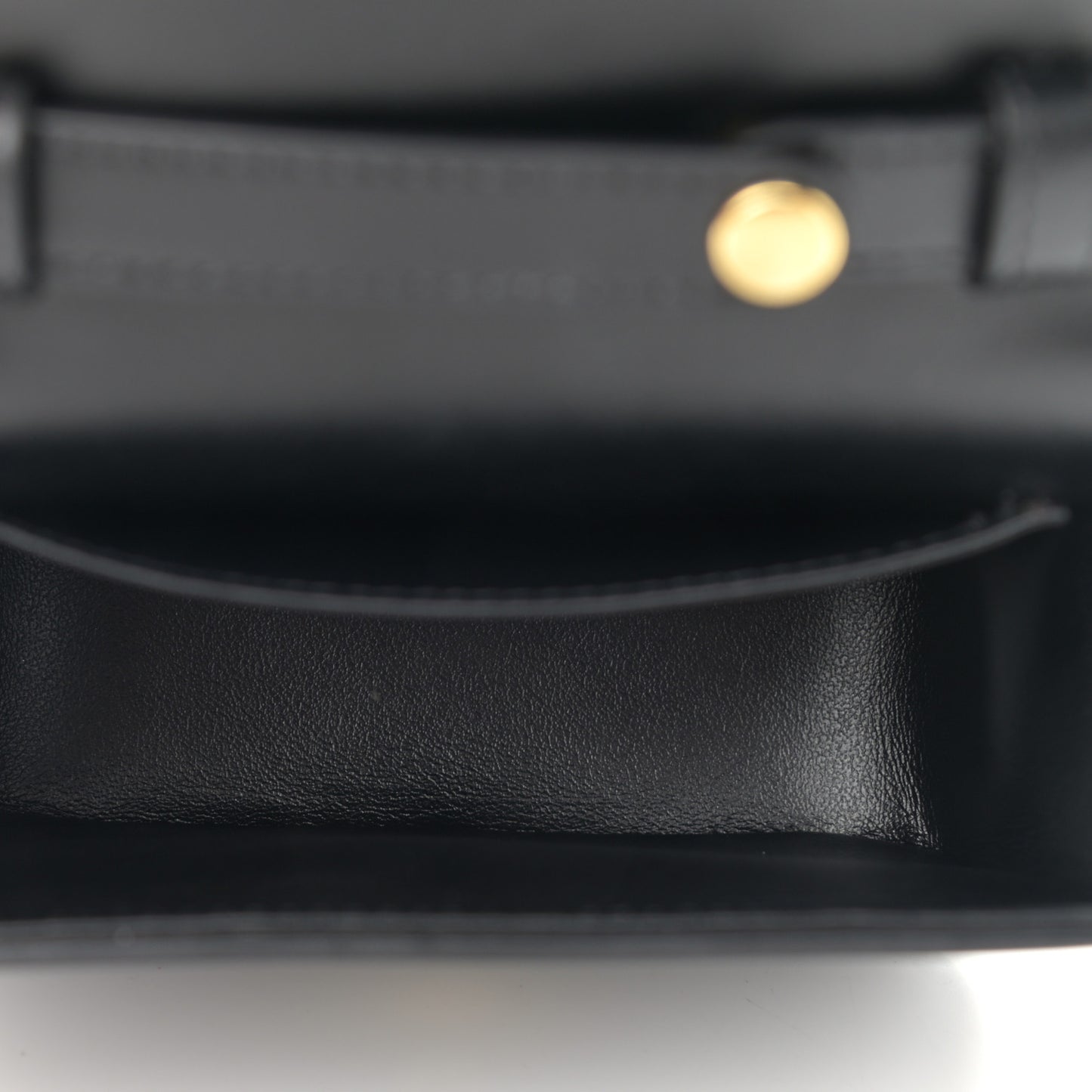 Shiny Calfskin Mini Triomphe Black