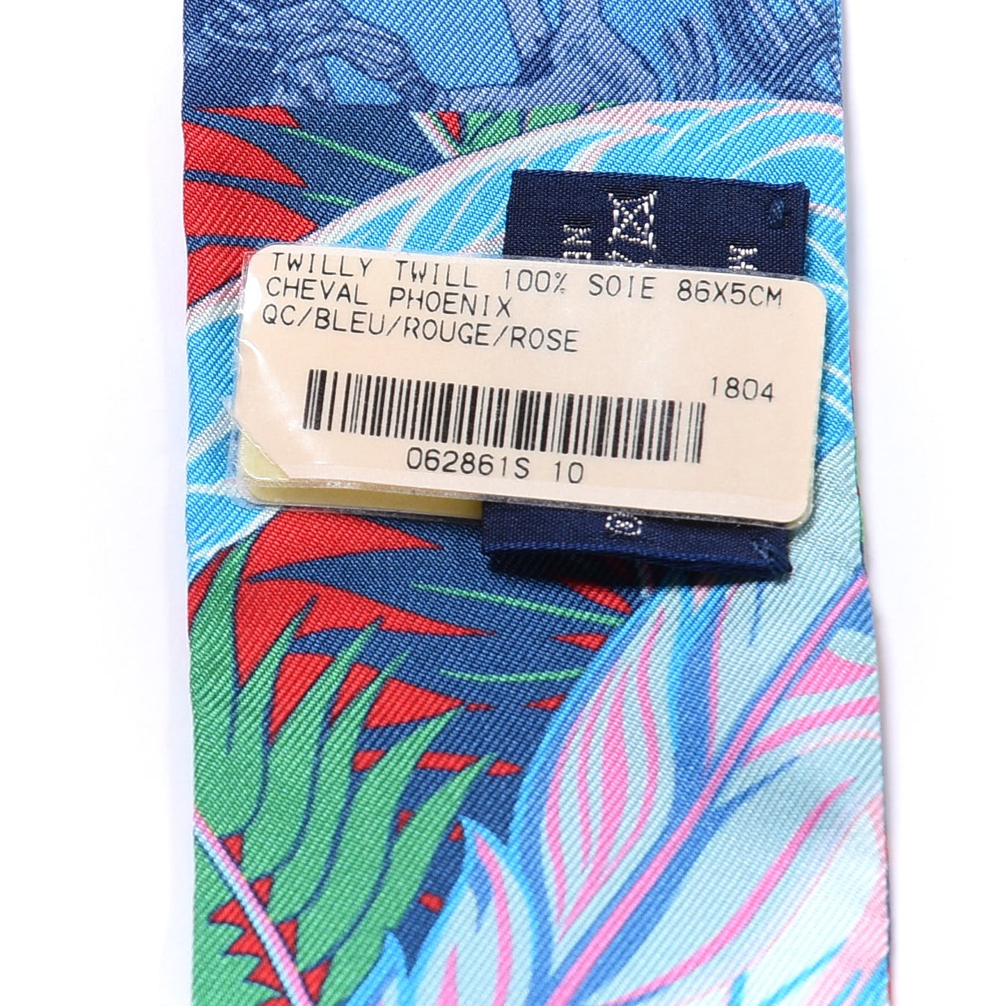 Silk Cheval Phoenix Twilly Bleu Rouge Rose