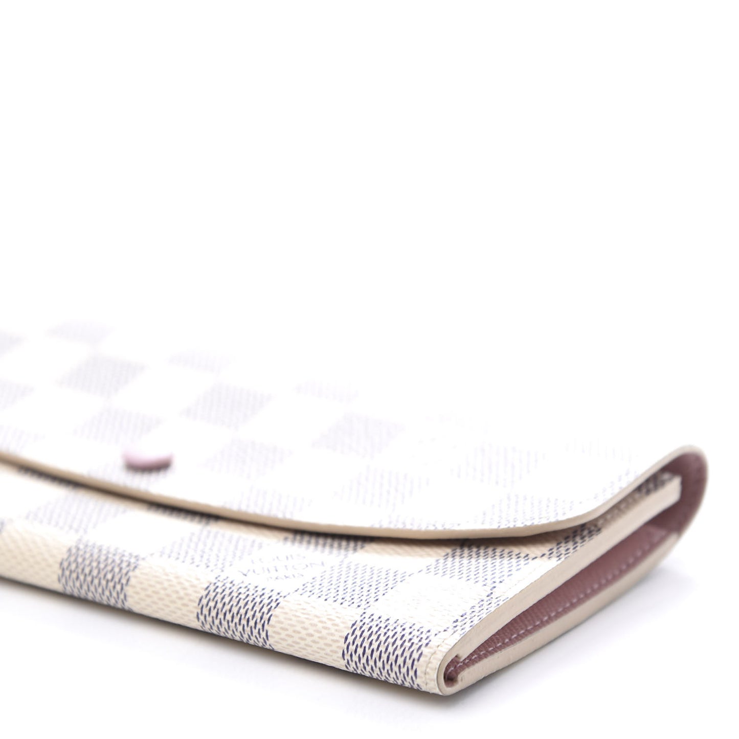 Damier Azur Emilie Wallet Rose Ballerine