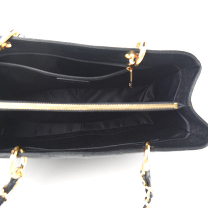 Chanel Caviar Quilted Grand Shopping Tote GST Black 5 of 9