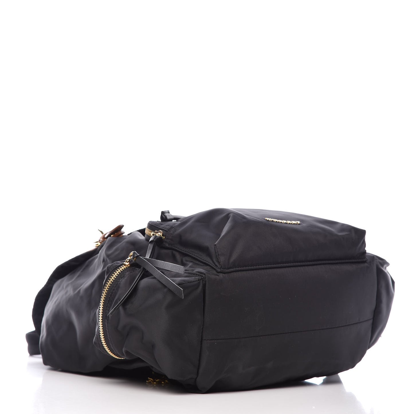 Nylon Large Rucksack Backpack Black