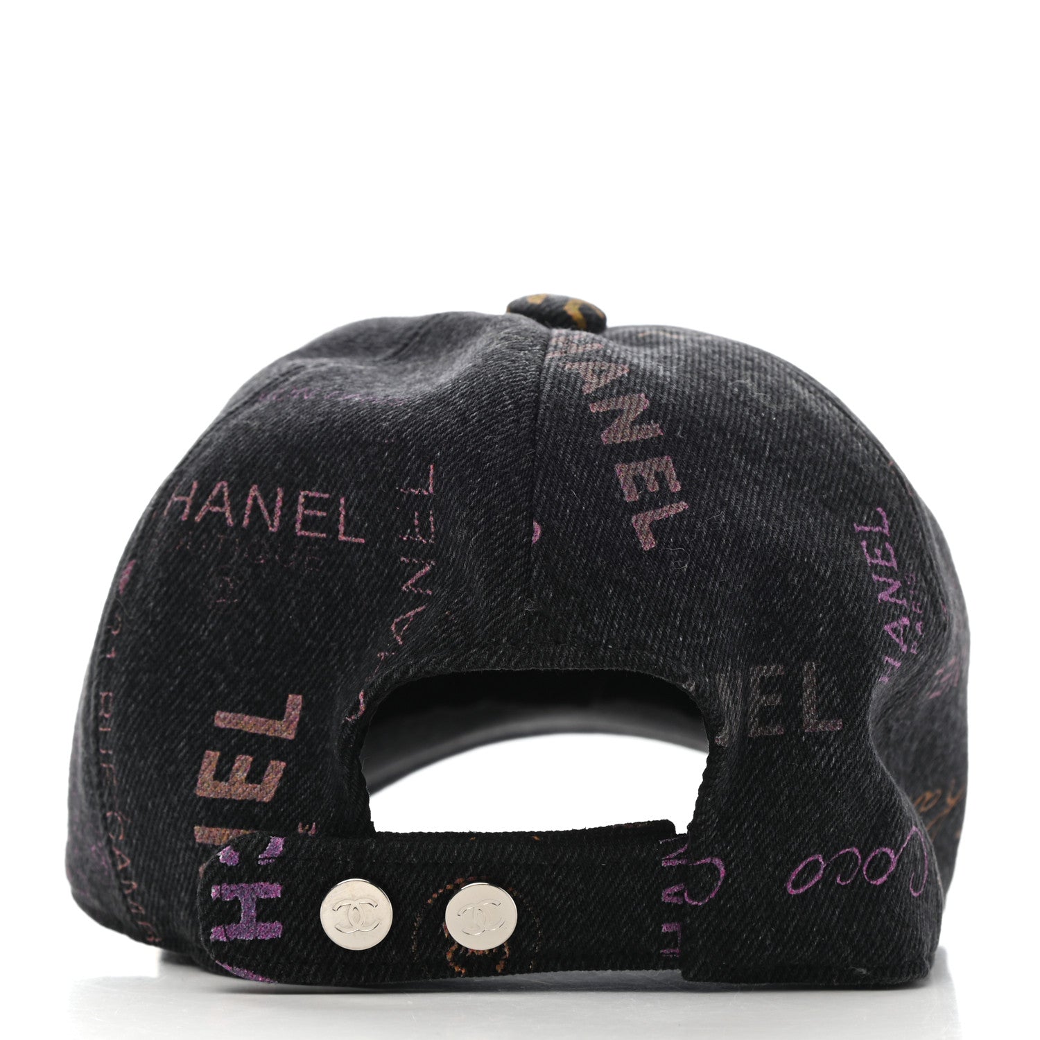 Chanel Denim Mood Cap Hat Black 6 of 8