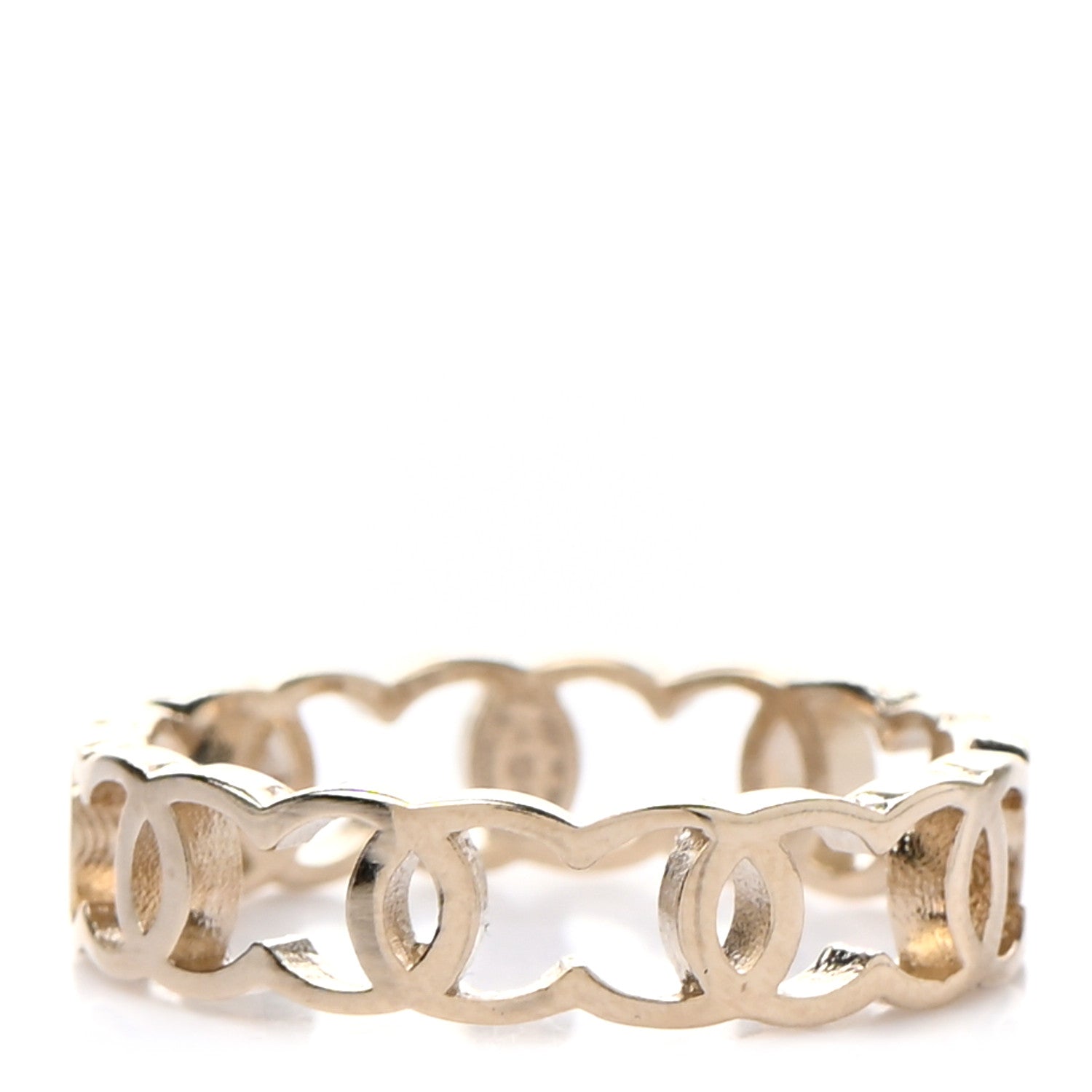 Chanel Metal CC Ring 6 52 Gold 1 of 5