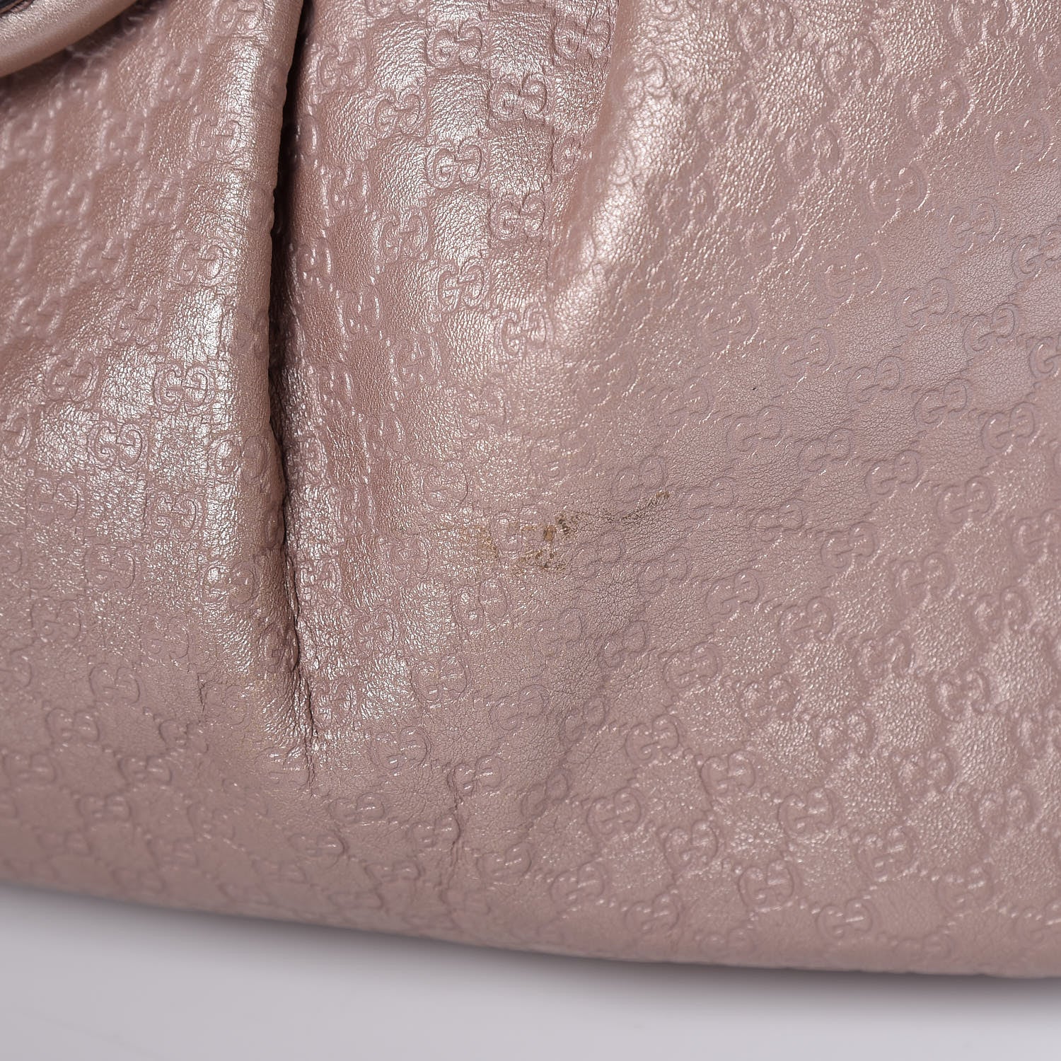 Gucci Metallic Microguccissima Medium Sukey Tote Dark Cipria 19 of 19