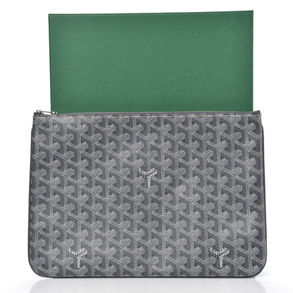 Goyard Goyardine Senat Pochette MM Grey 7 of 7