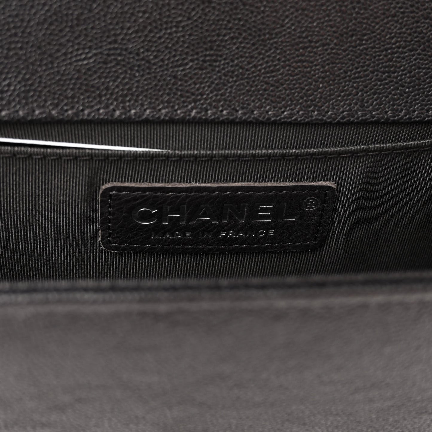 Caviar Quilted Small Boy Flap Black