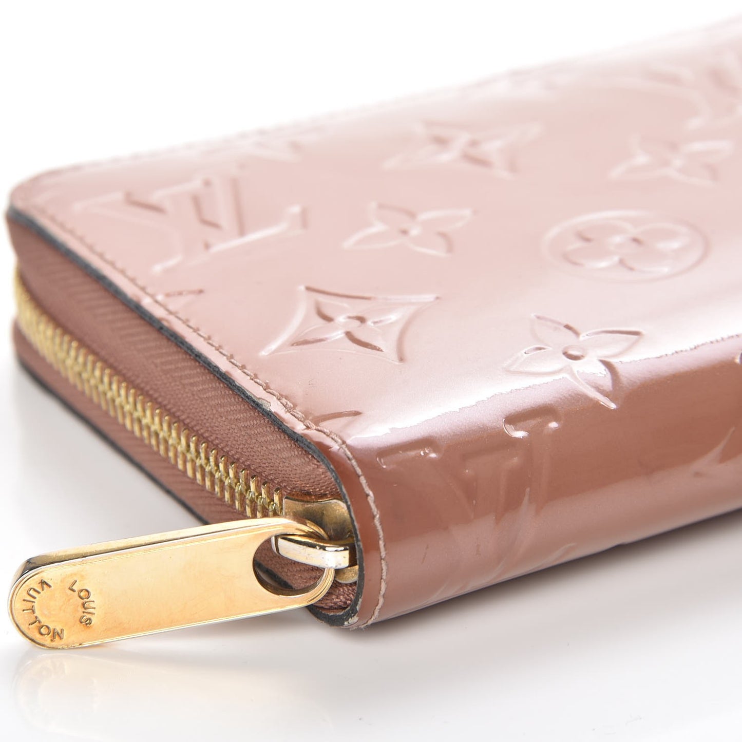 Vernis Zippy Wallet Rose Velours