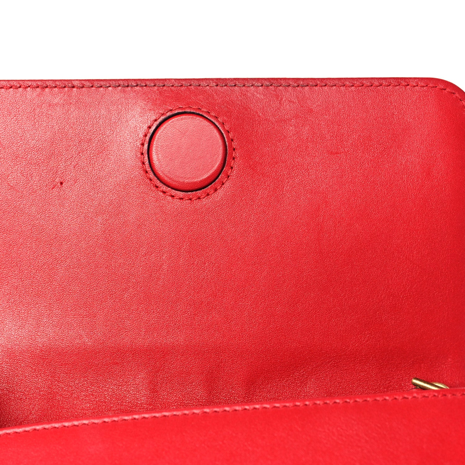 Gucci Calfskin Matelasse GG Marmont Mini Bag Hibiscus Red 10 of 12