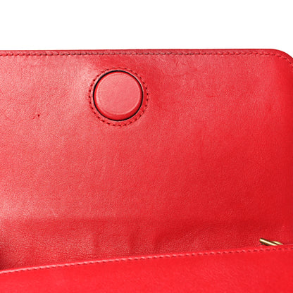 Gucci Calfskin Matelasse GG Marmont Mini Bag Hibiscus Red 10 of 12