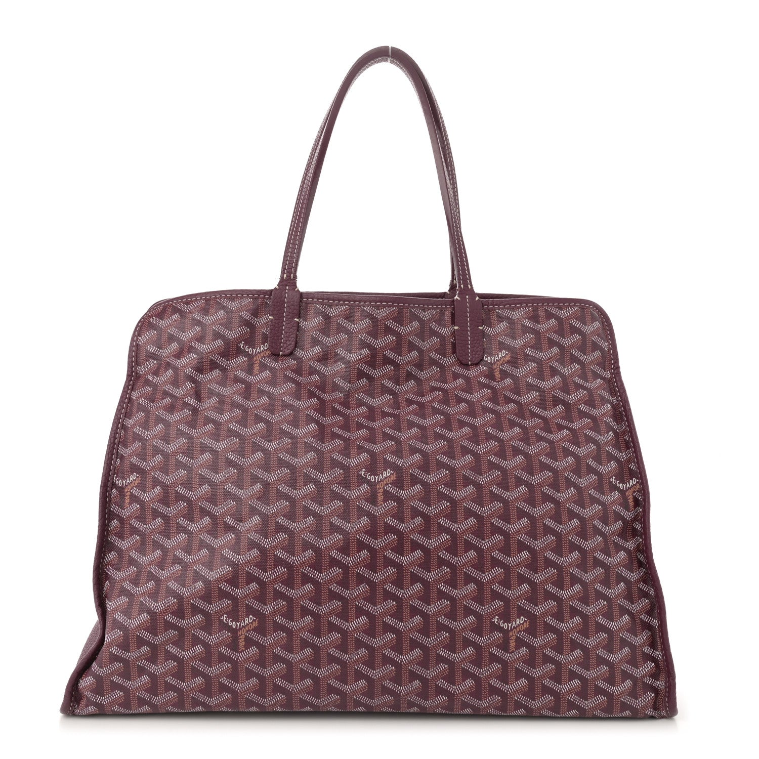 Goyard Goyardine Sac Hardy Pet Carrier PM Burgundy 1 of 15
