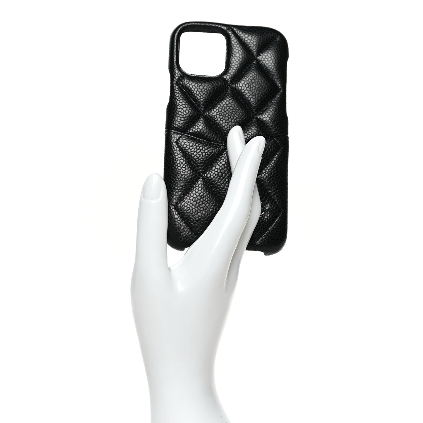Caviar Quilted iPhone XI Pro Case Black